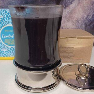 Partylite gift set, jar candle with holder/trinket case